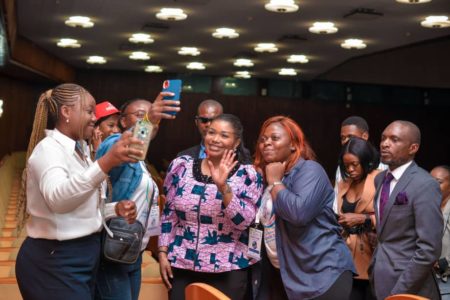 IXe Jeux de la Francophonie: Barbara Kanam attentive au déroulement des épreuves culturelles