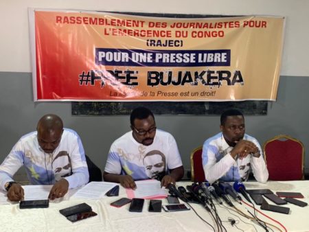 RDC : une association des journalistes annonce des manifestations de grandes envergures si d’ici 72 heures, Stanis Bujakera n’est pas libéré (Déclaration)