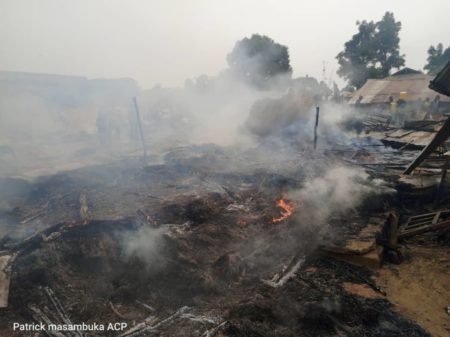 Kwilu: le marché central de Bandundu dévasté par un incendie
