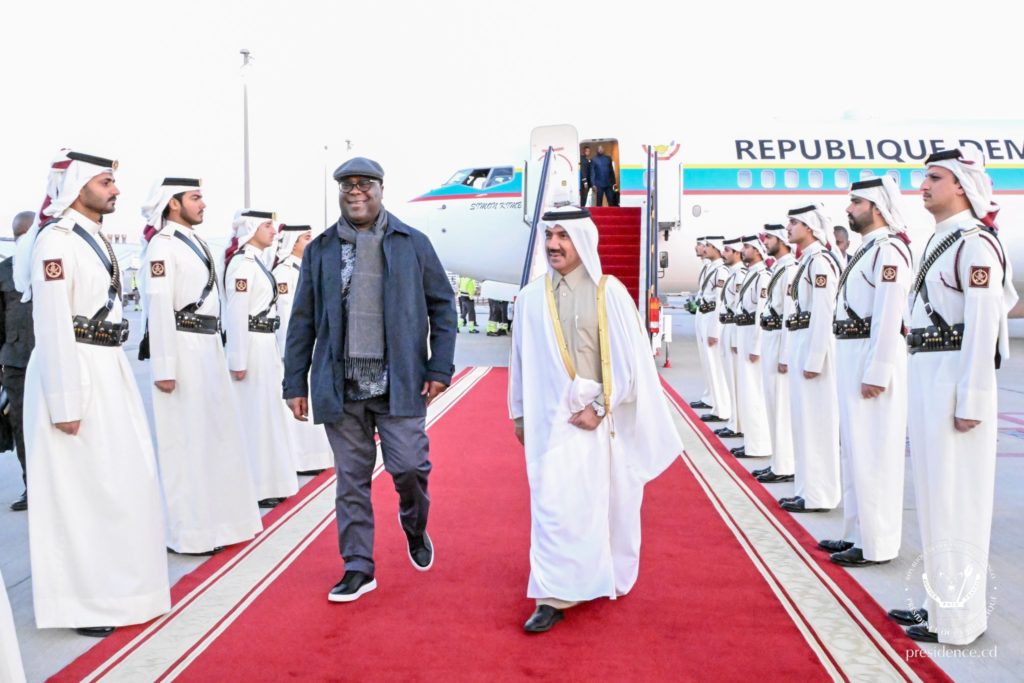 RDC-Qatar : Félix Tshisekedi en visite à Doha pour renforcer la coopération bilatérale