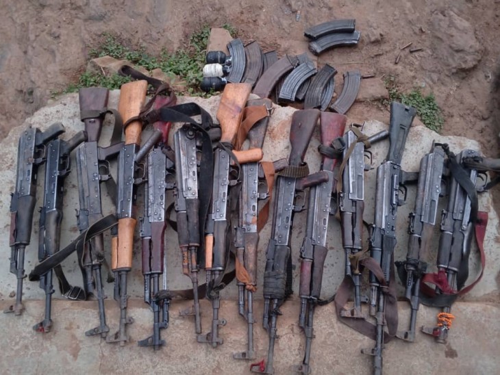 Ituri : les FARDC saisissent une importante cache d’armes de la milice CRP