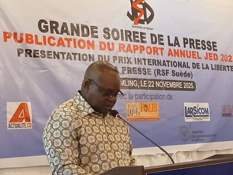 2025 : une année noire pour la liberté de la presse en RDC (JED)