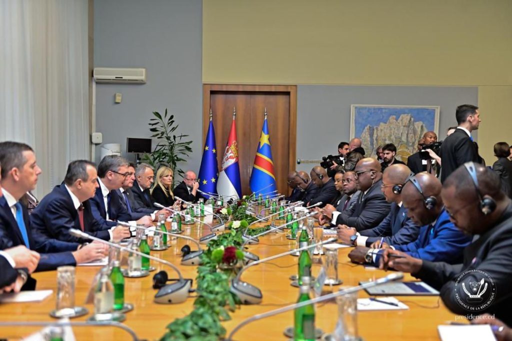 Éducation, mines, sécurité : Tshisekedi élargit la coopération entre la RDC et la Serbie